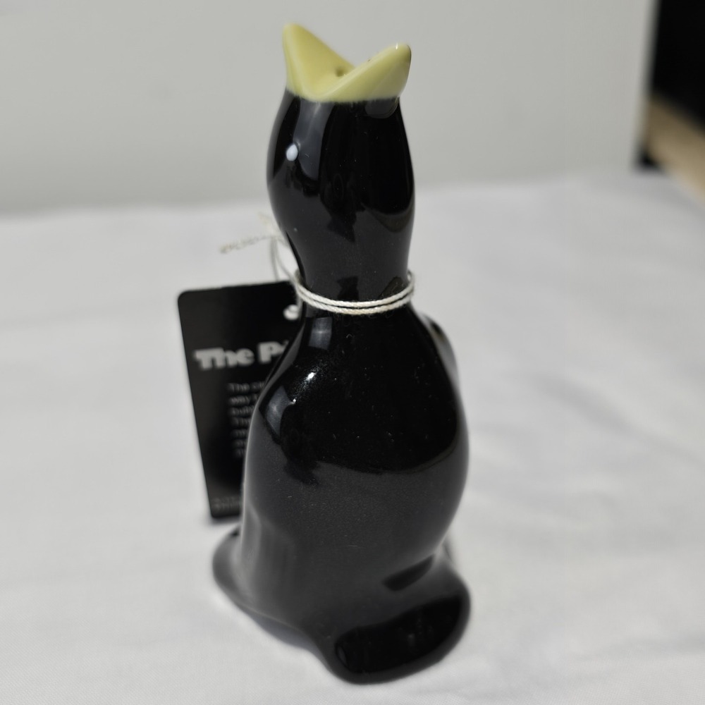 Vintage "The Pie Bird" Vent Ceramic Black Bird Steam Funnel by Knobler Japan